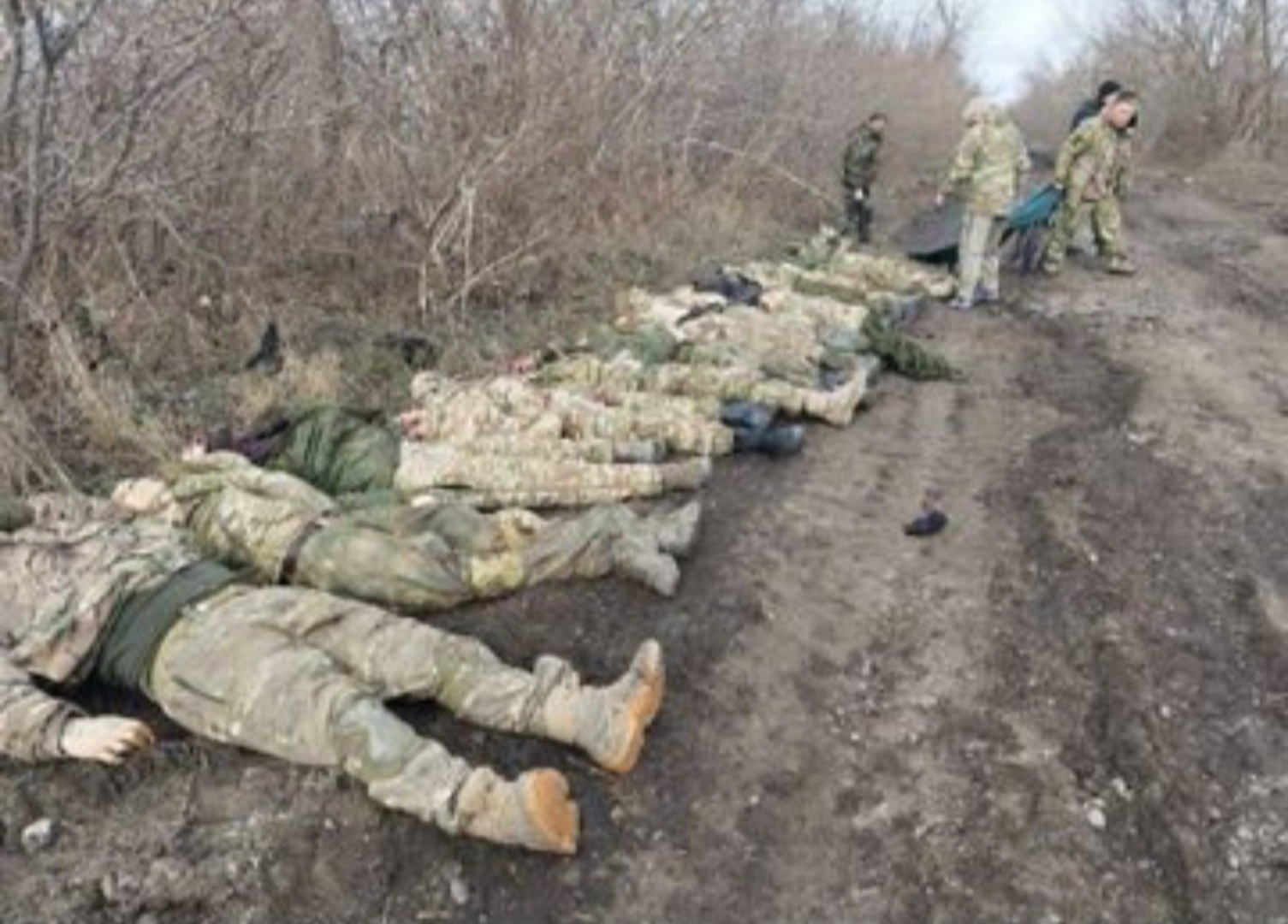 Ukrajina mrtvi ruski vojnici