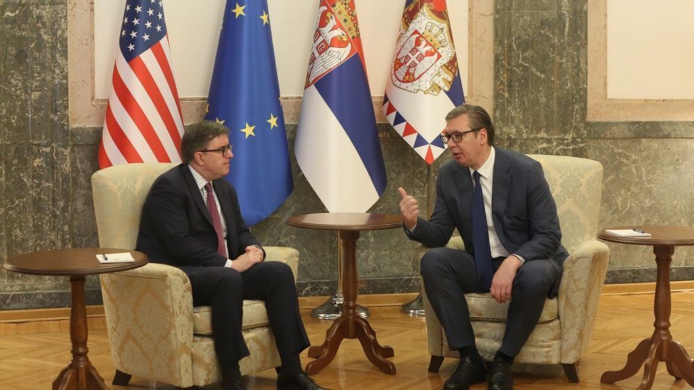 James O'Brien Aleksandar Vučić AA