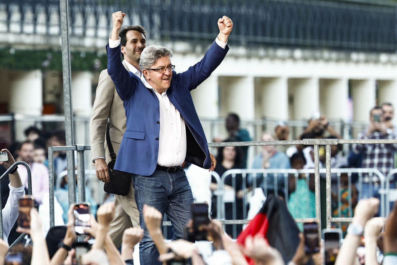 Jean-Luc Mélenchon lider pobjedničkog Ljevičarskog saveza foto Sameer al-Doumy/AFP/Getty Images