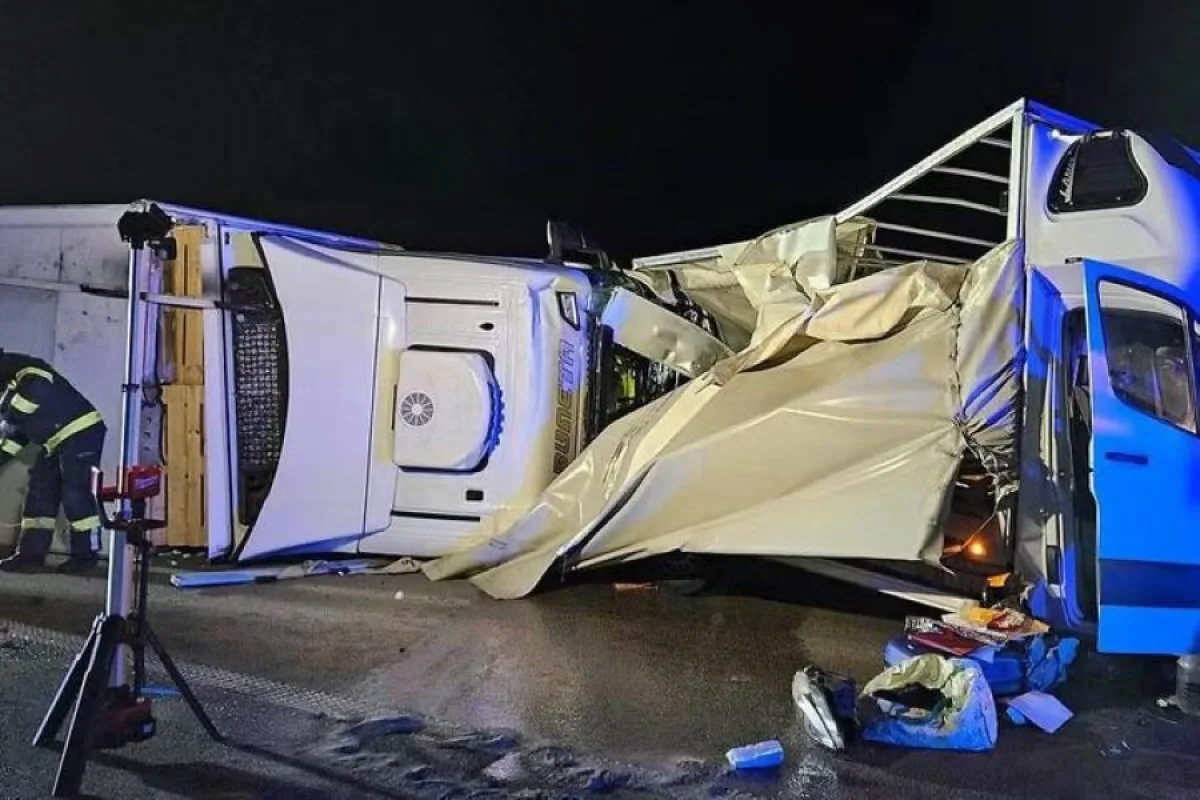Austrija Težak udes kamiondžije iz BiH, prevrnuo se sa 20 tona ribe