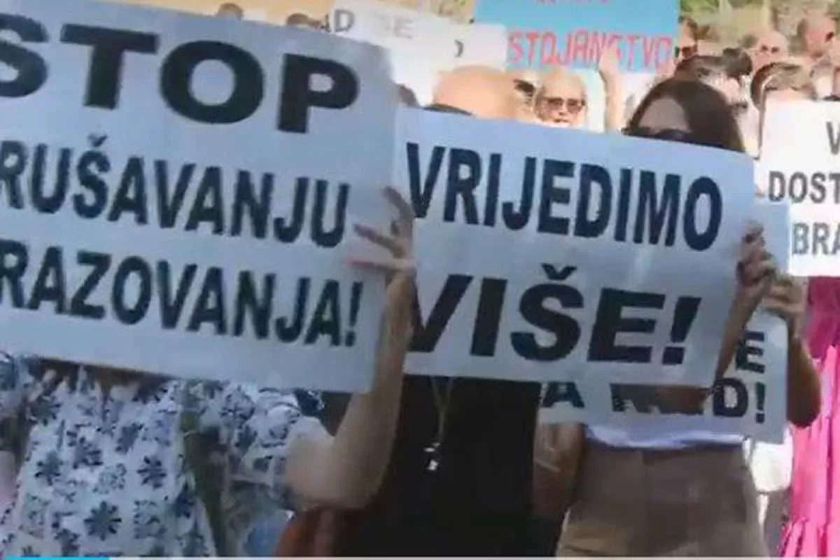 HNK generalni štrajk prosvjeta