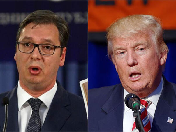 Aleksandar Vucic Donald Trump