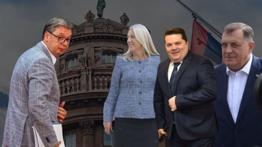 Aleksandar Vucic Zeljka cvijanovic Dodik Stevandic Ilustracija
