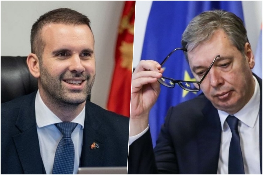 Aleksandar Vucic i Milojko Spajic