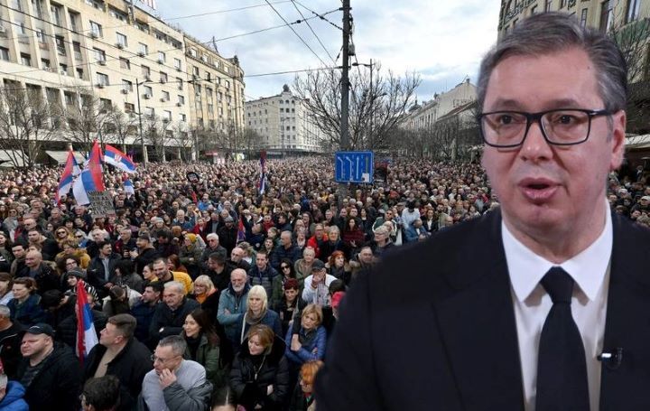 Aleksandar Vucic protesti studenti etto