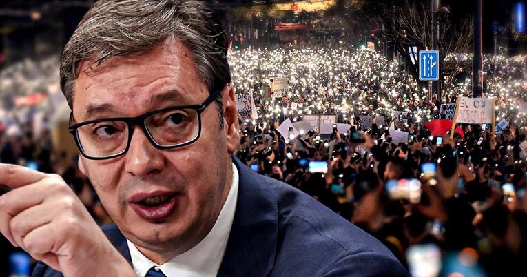 Aleksandar Vucic protesti