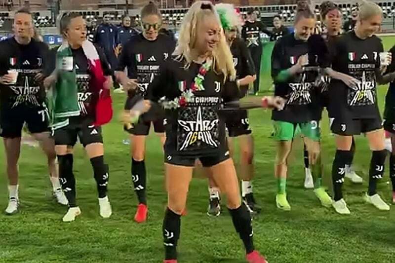 Alisha Lehmann titulu prvaka Italije proslavila uz simpatican ples sa saigracicama