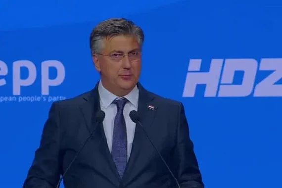 Andrej Plenkovic Evropska pučka stranka Screenshot