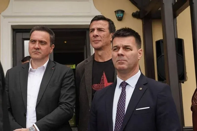 Avdic u sredini i Sabanovic desno