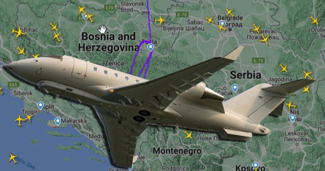 Avion nato kruzi bih Bombardier Challenger 650 Artemis
