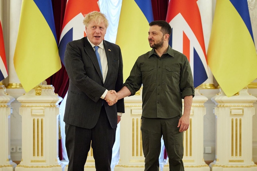 Boris Dzonson Volodimir Zelenski