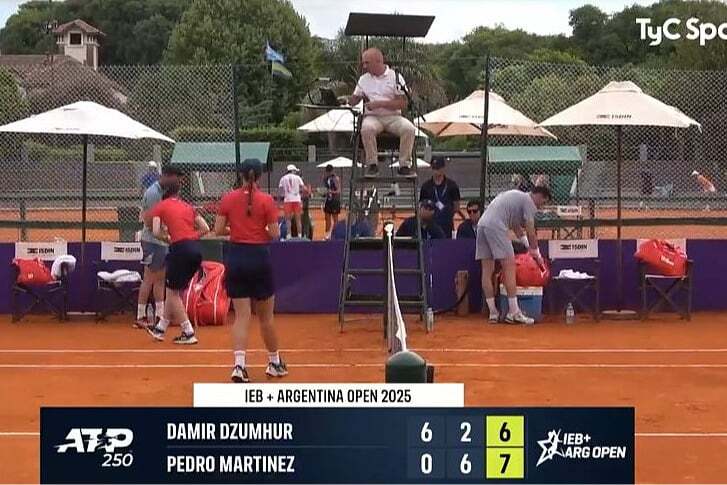 Damir Dzumhur je porazen nakon preokreta