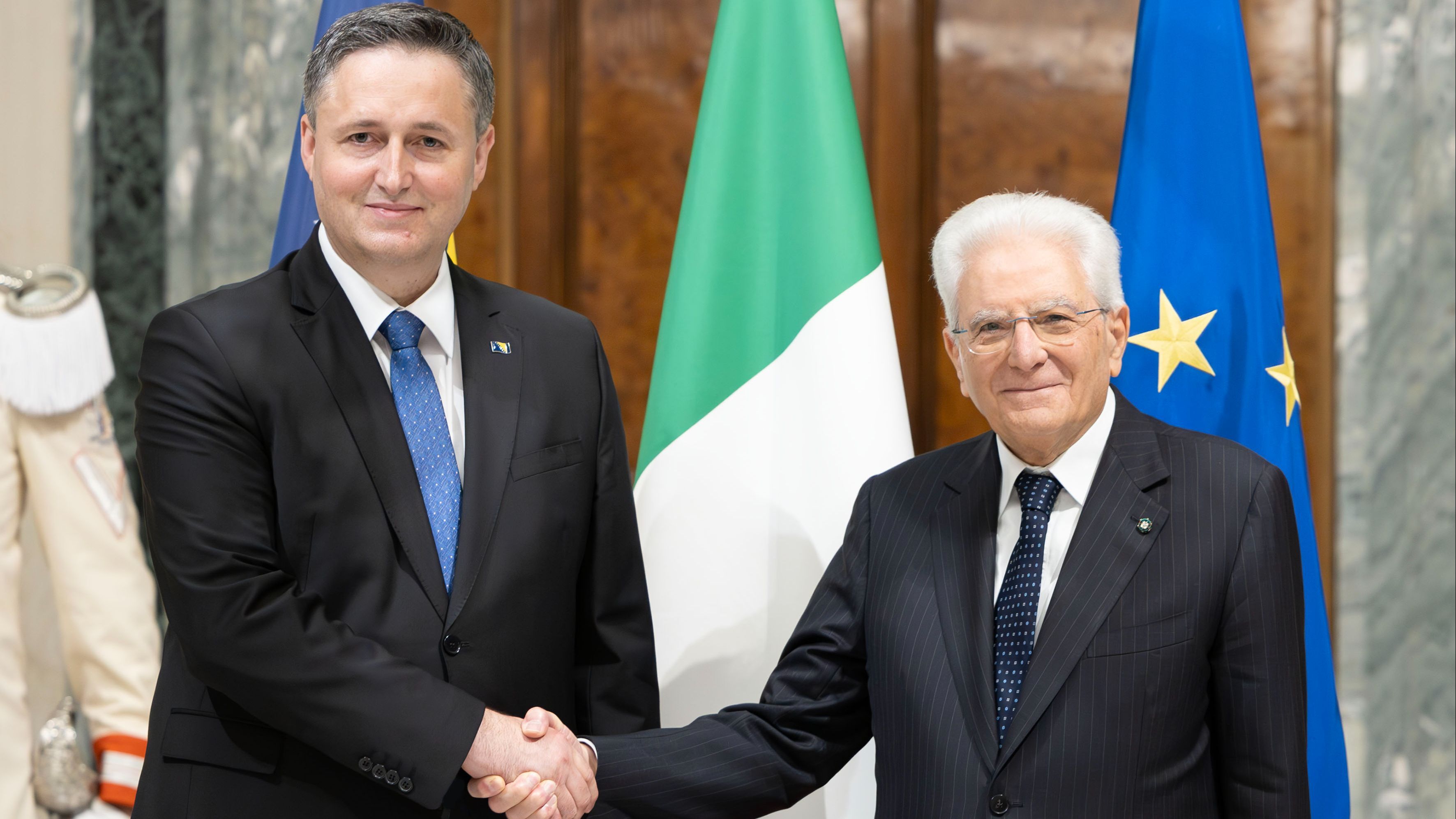 Denis Becirovic Sergio Mattarella predsjednik Italije