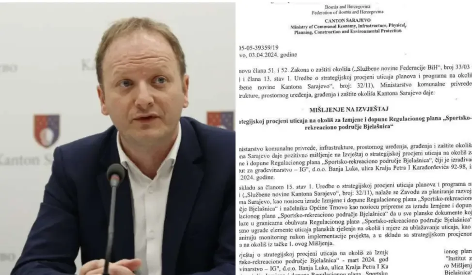 Dokument koji je potpisao Bojan Bosnjak