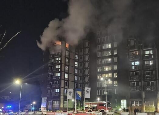 Dom penzionera Tuzla pozar