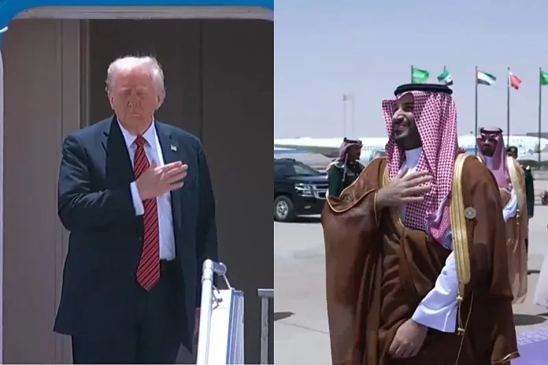 Donald Trump Mohammed bin Salman