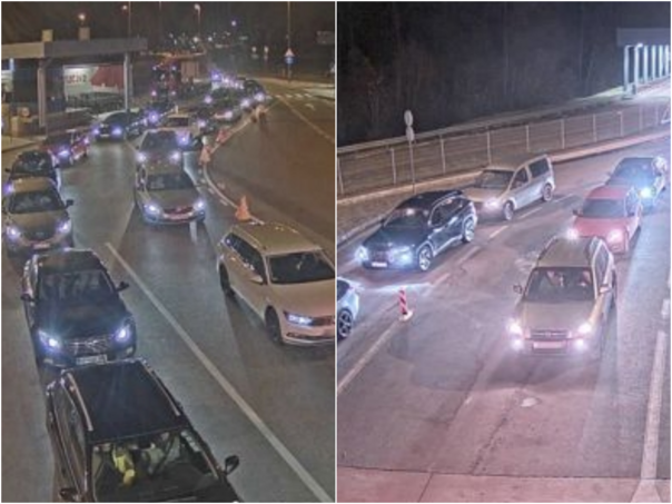 Duge kolone na granicnim prelazima na ulazu u Bi H