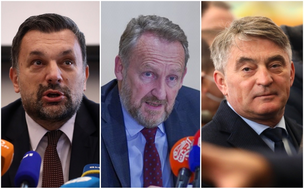 Elmedin Konakovic Bakir Izetbegovic Zeljko Komsic