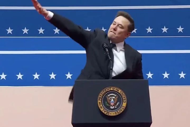 Elon Musk X pozdrav