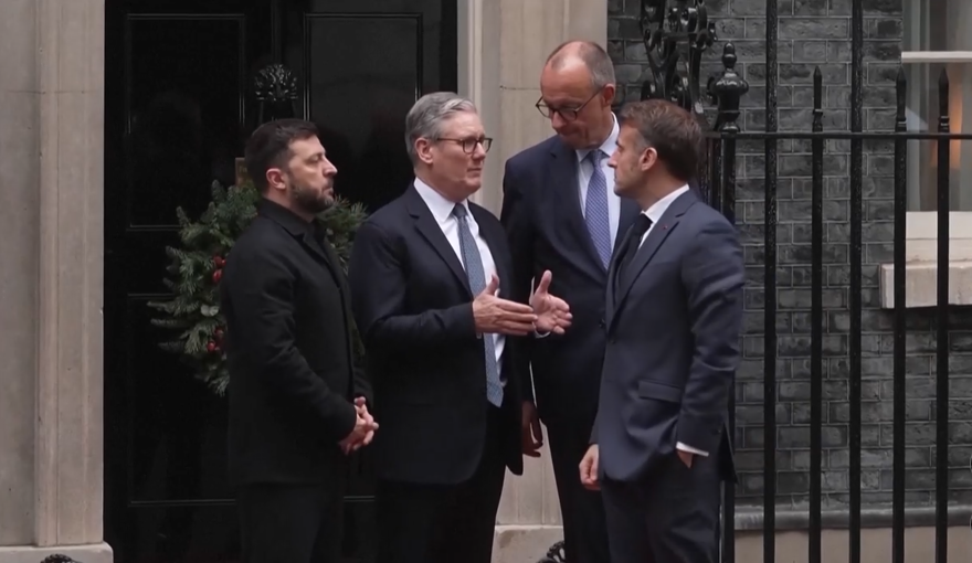 Evropski lideri London Volodimir Zelenski Downing Street