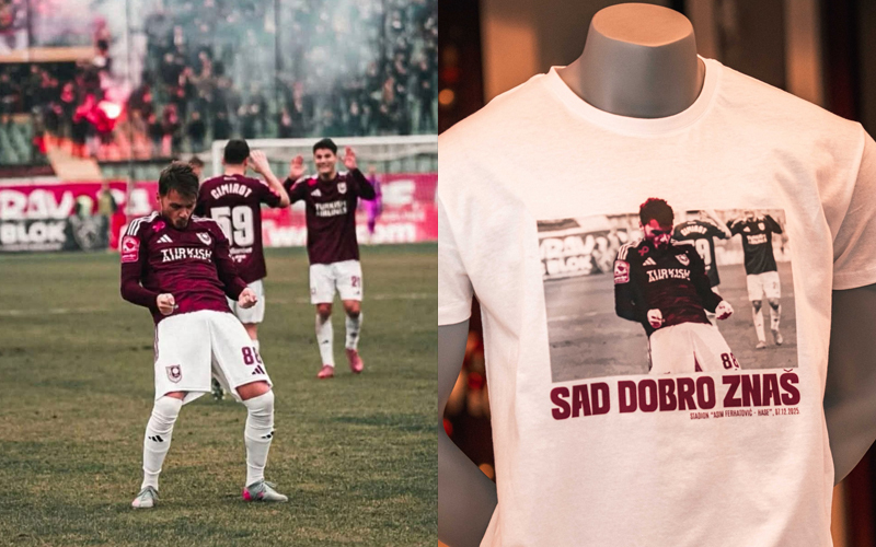 FK Sarajevo majica Adem Ljajic