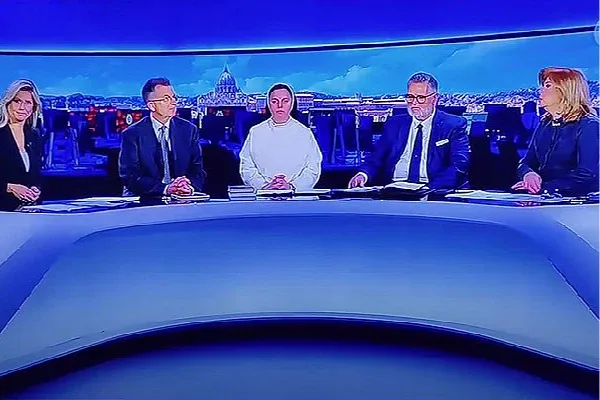 Gaf na Novoj TV tokom prijenosa sahrane pape Franje