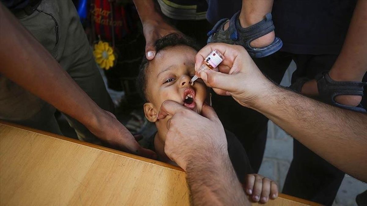 Gaza vakcinacija djece protiv d paralize AA