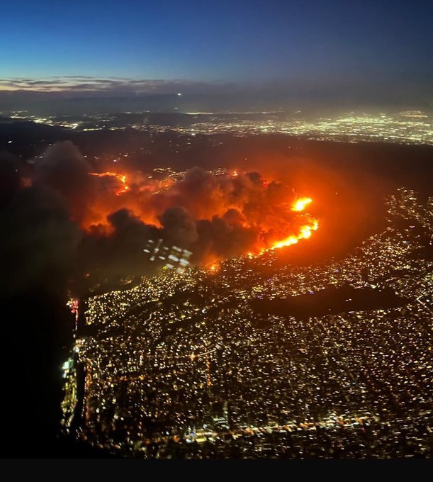 Pozar SAD Los Angeles
