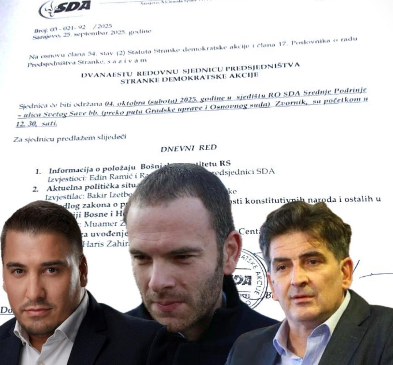 Haris Zahiragic Ahmed Corbo Faruk Kapidzic etto ba