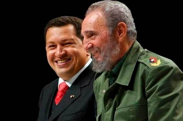 Hugo Chavez i Fidel Castro