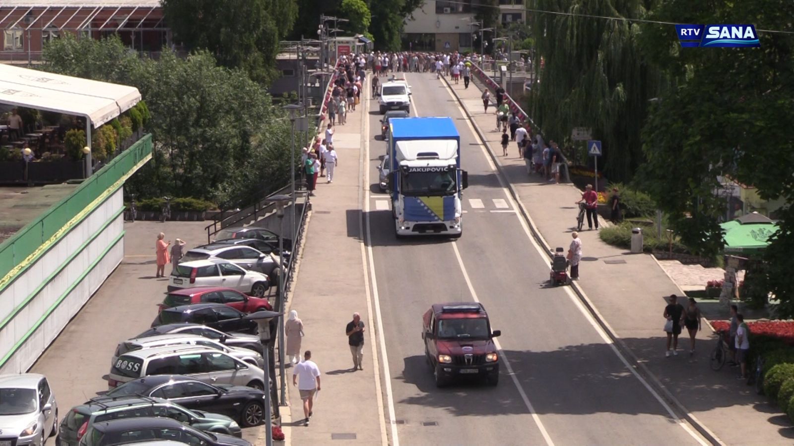 Sanski Most- ispraćaj tabuta