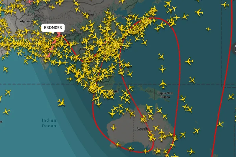 NORAD i Flightradar24 u akciji