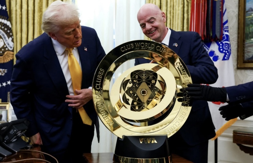 Trump fifa i Gianni Infantino