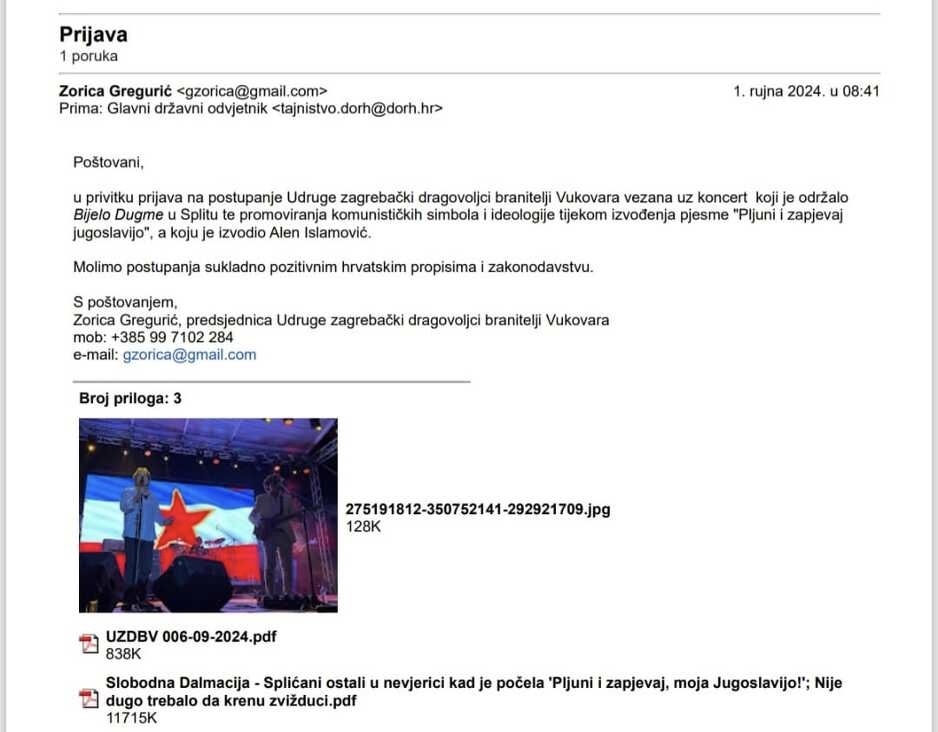 Alen islamović bijelo dugme prijava/ Facebook