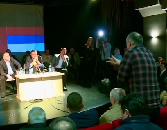 Milorad Dodik istocno Sarajevo tribina Screenshot