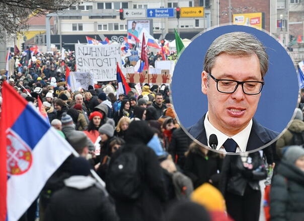 Srbija protesti Aleksandar Vučić