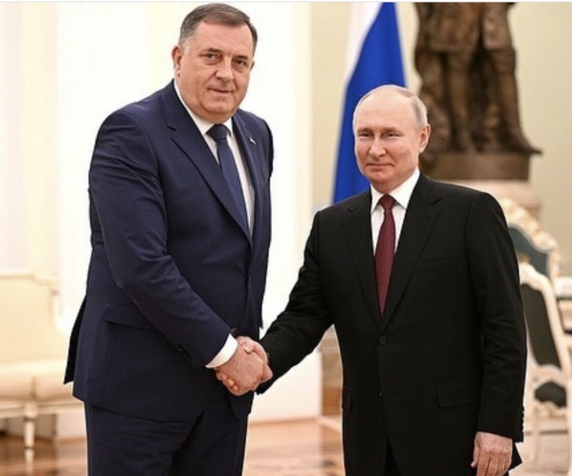 Milorad Dodik Vladimir Putin