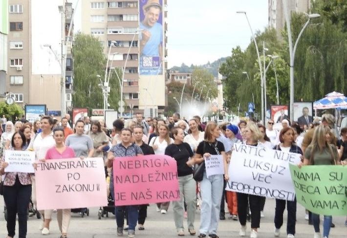 Zenica protesti vrtici