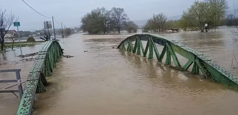 Sanski most poplave/ printscreen