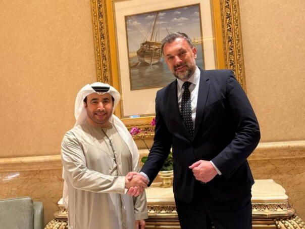 Konakovic sa šeikom Abdullahom bin Zayedom Al Nahyanom UAE/ MVP BiH