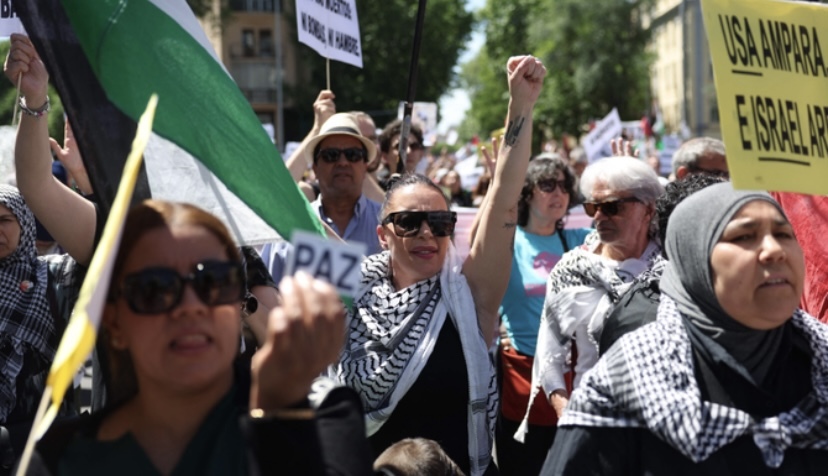Protesti palestina madrid