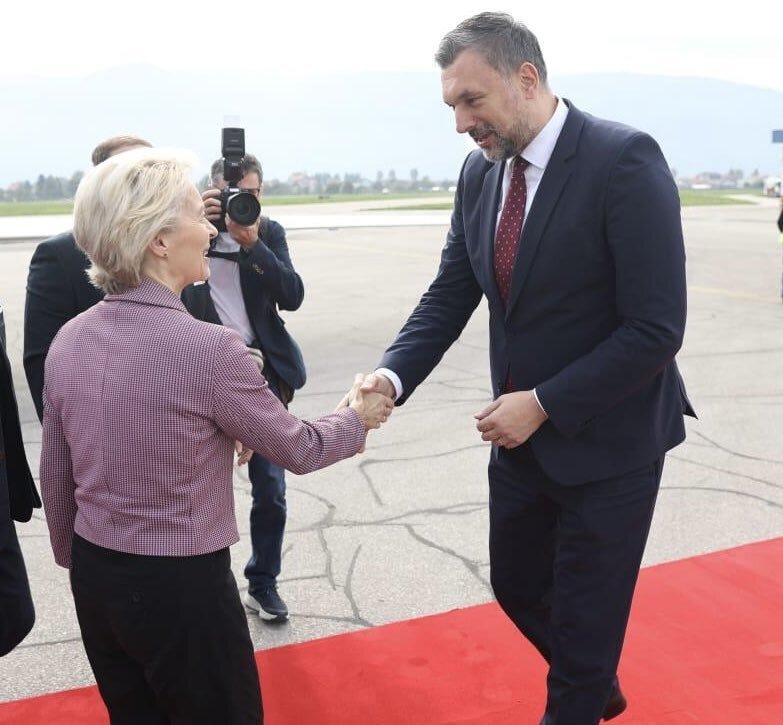 Ursula von der Leyen i Konakovic/ mvp bih