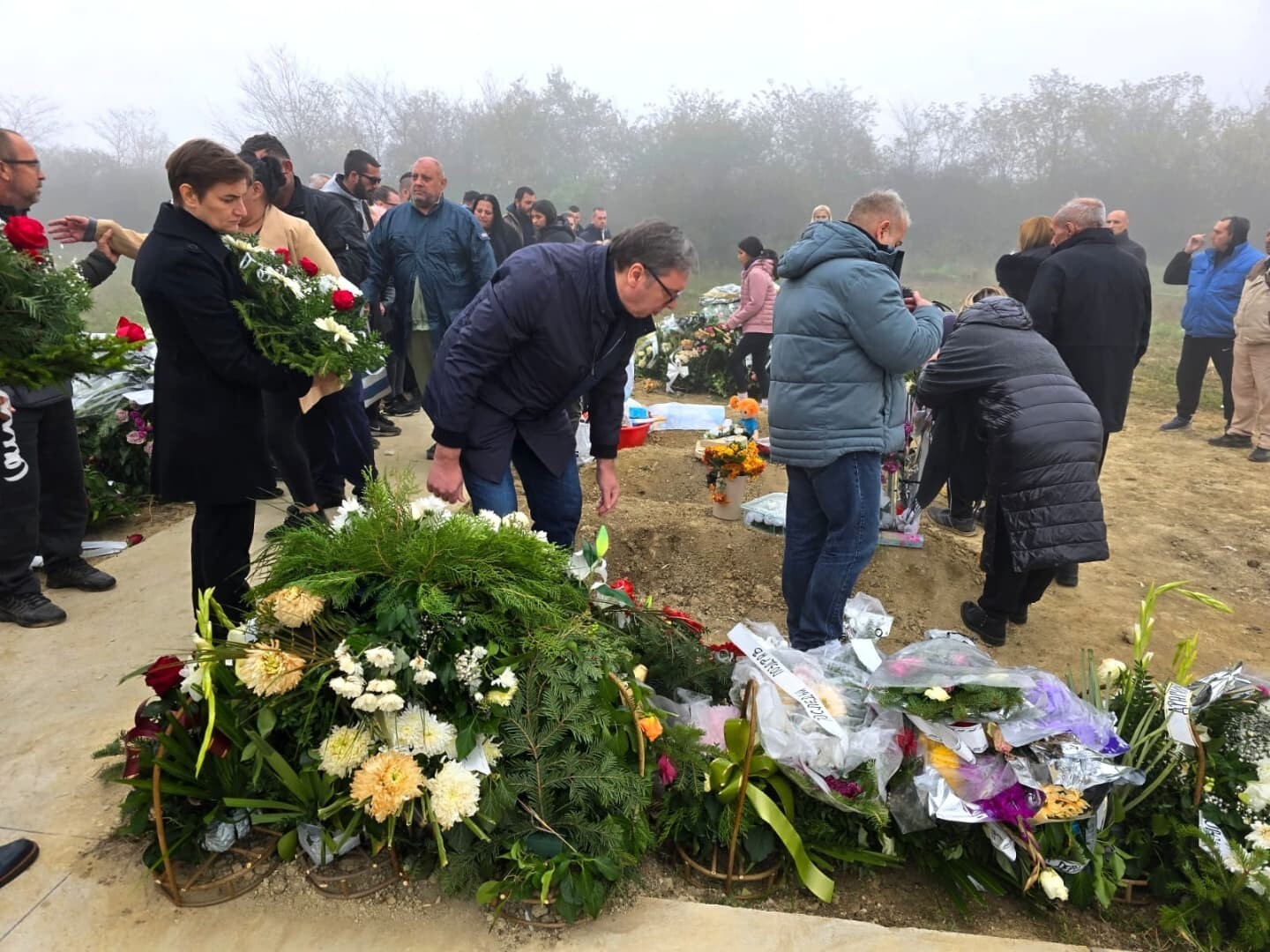 Vučić grobovi stradalih Novi Sad