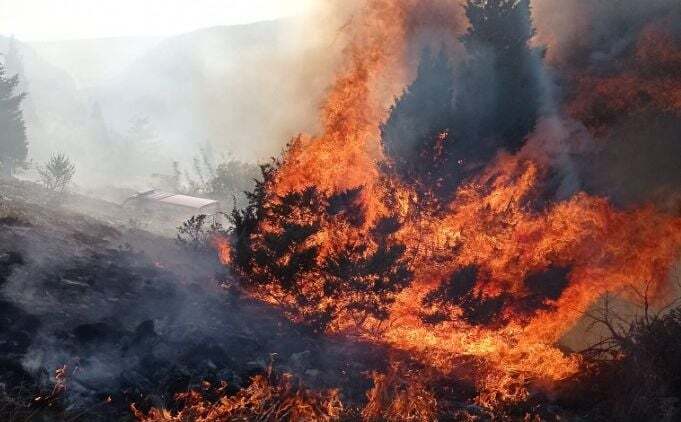 Požar na Fortici kod Mostara