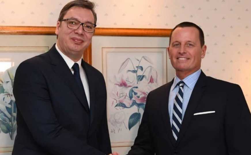 Vucic i Richard Grenell Foto © Tanjug