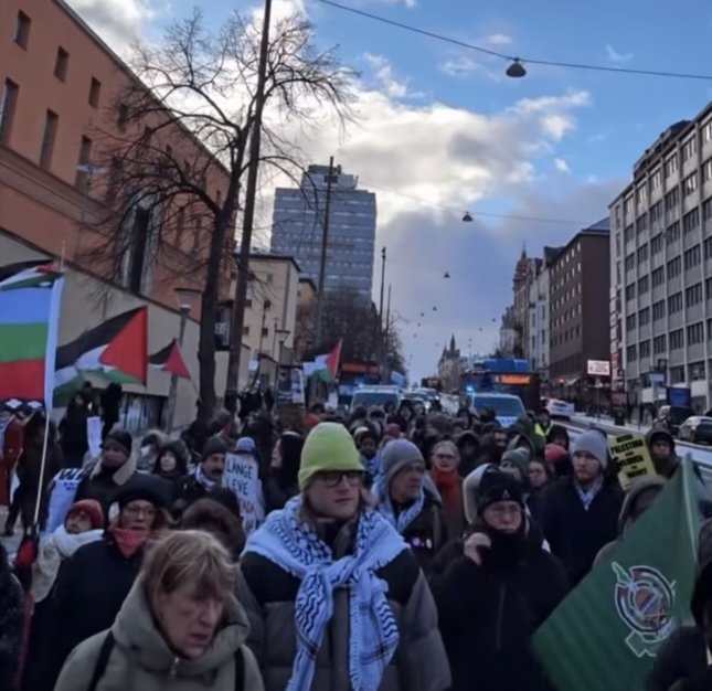 Stockholm palestina protesti