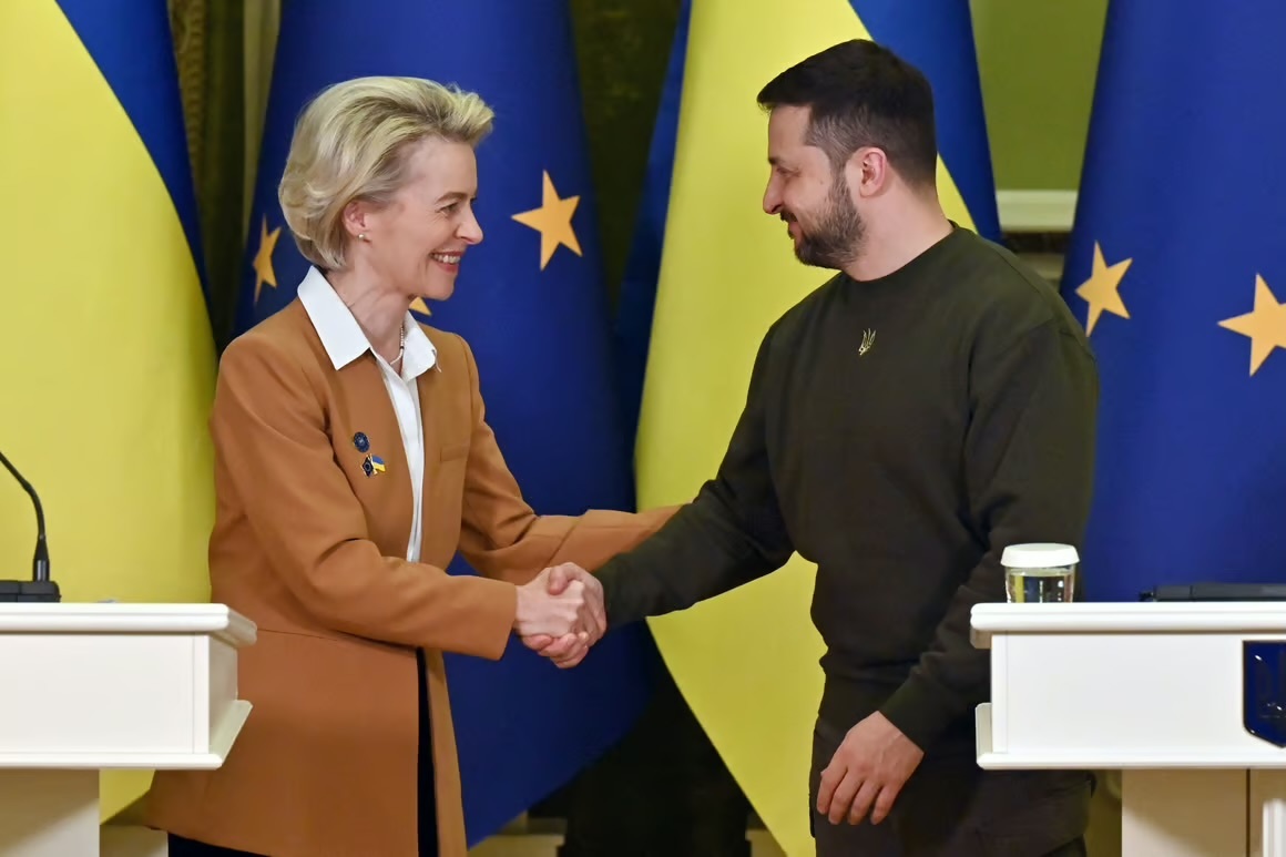 Ursula Von der Leyen i Volodimir Zelenski