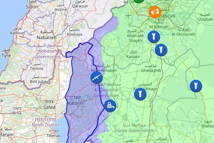 Izrael u Sirije gradi devet vojnih baza rasporedene tri brigade