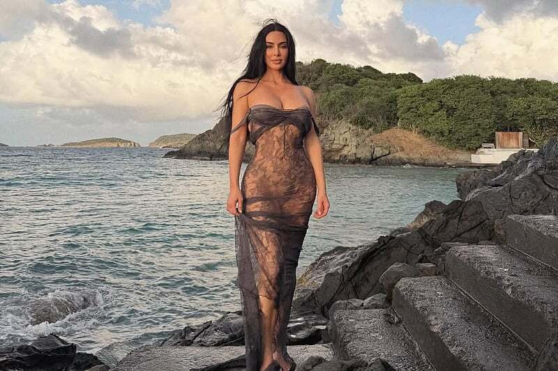 Kim Kardashian je trend gole haljine