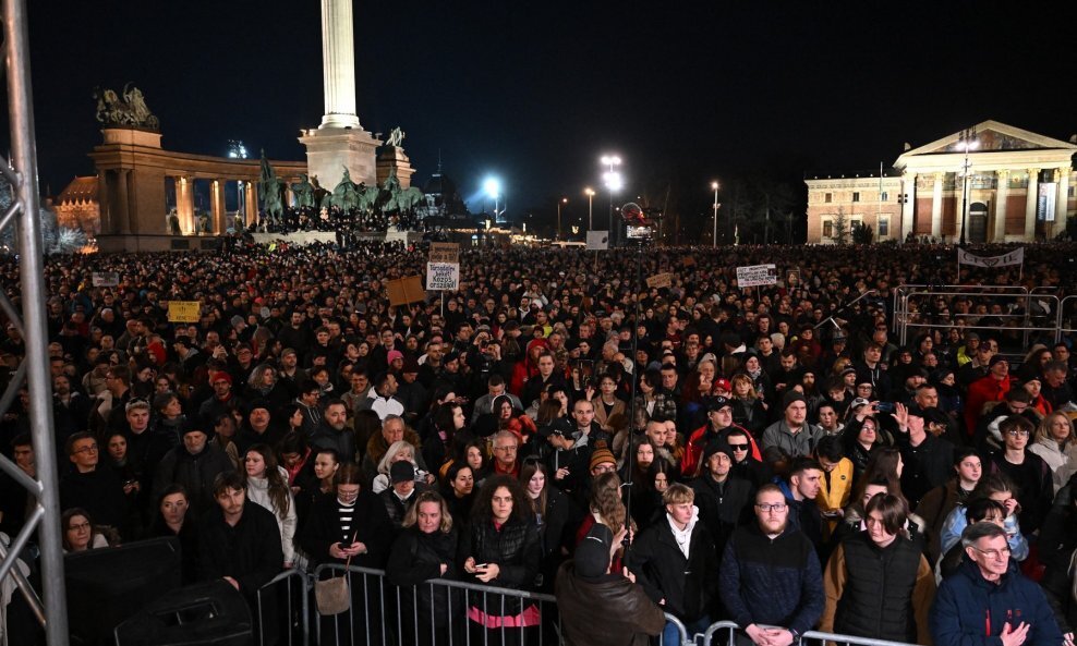 Madarska protesti Profimedia